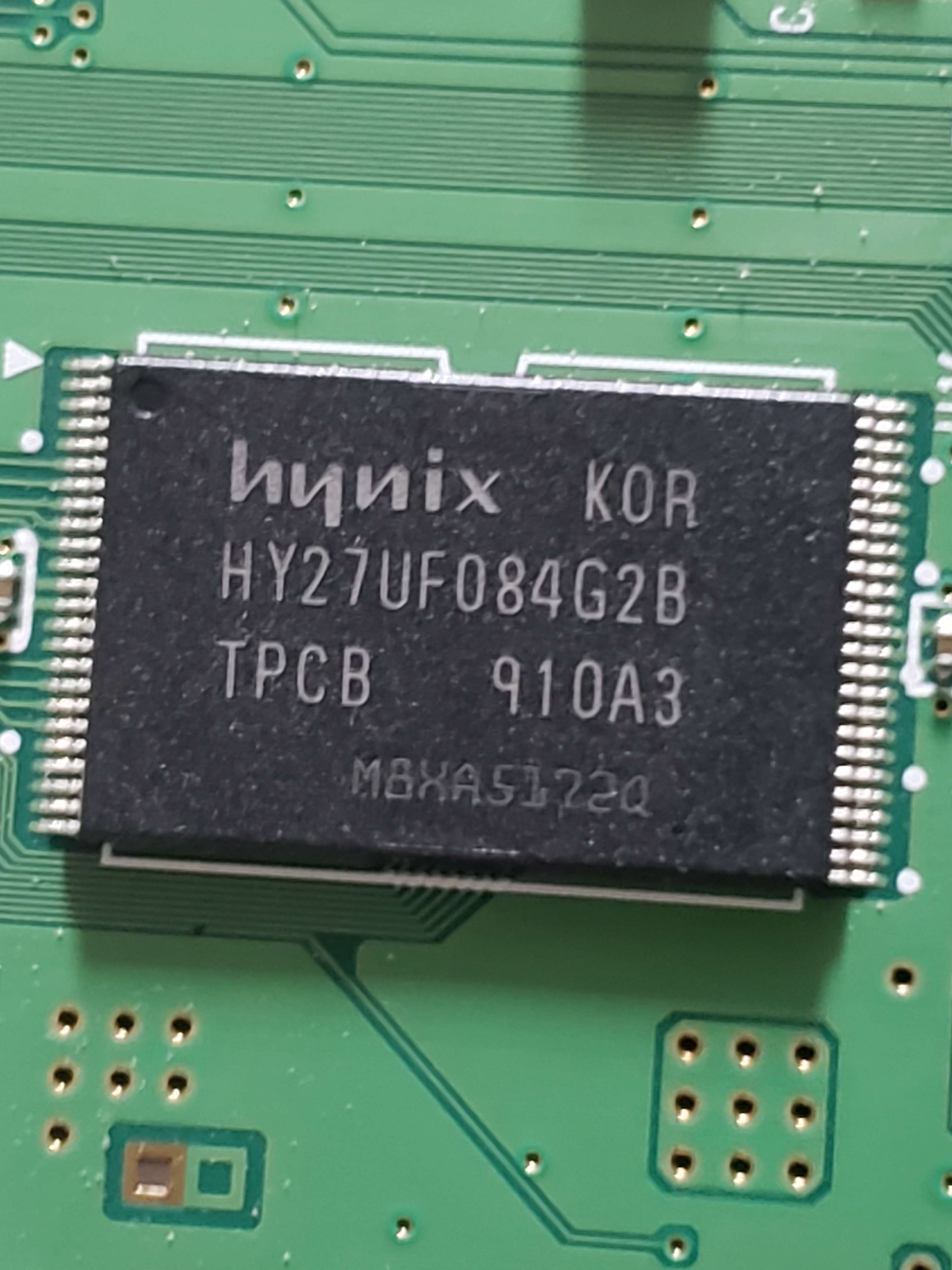 Hynix branded NAND on a Wii's motherboard